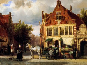 Street scene Sun